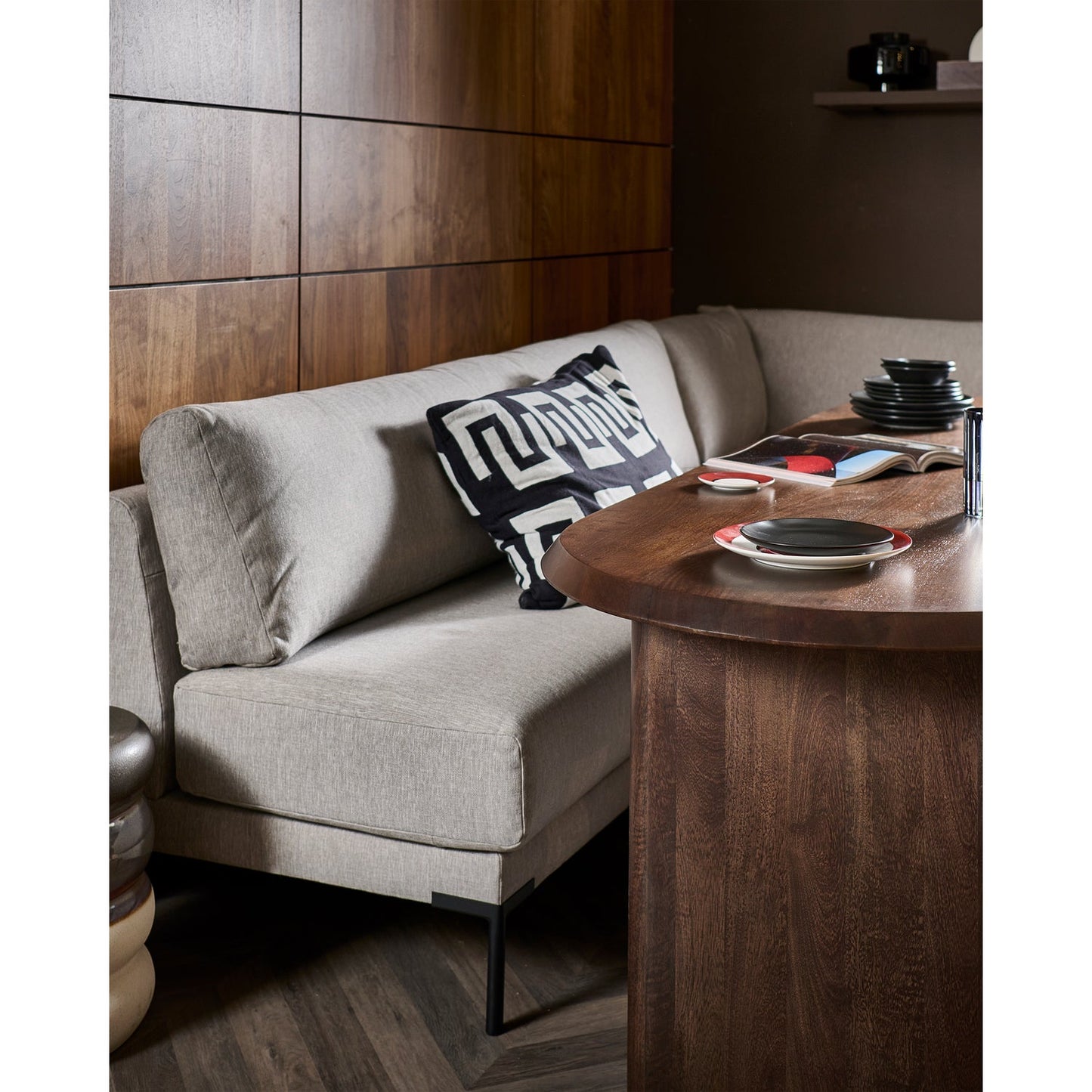 vtwonen Couple hoekelement rechts Lichtgrijs