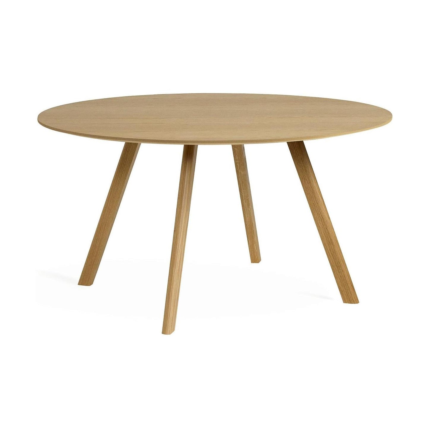 HAY Copenhague CPH 25 Round eettafel 140 cm gelakt eiken