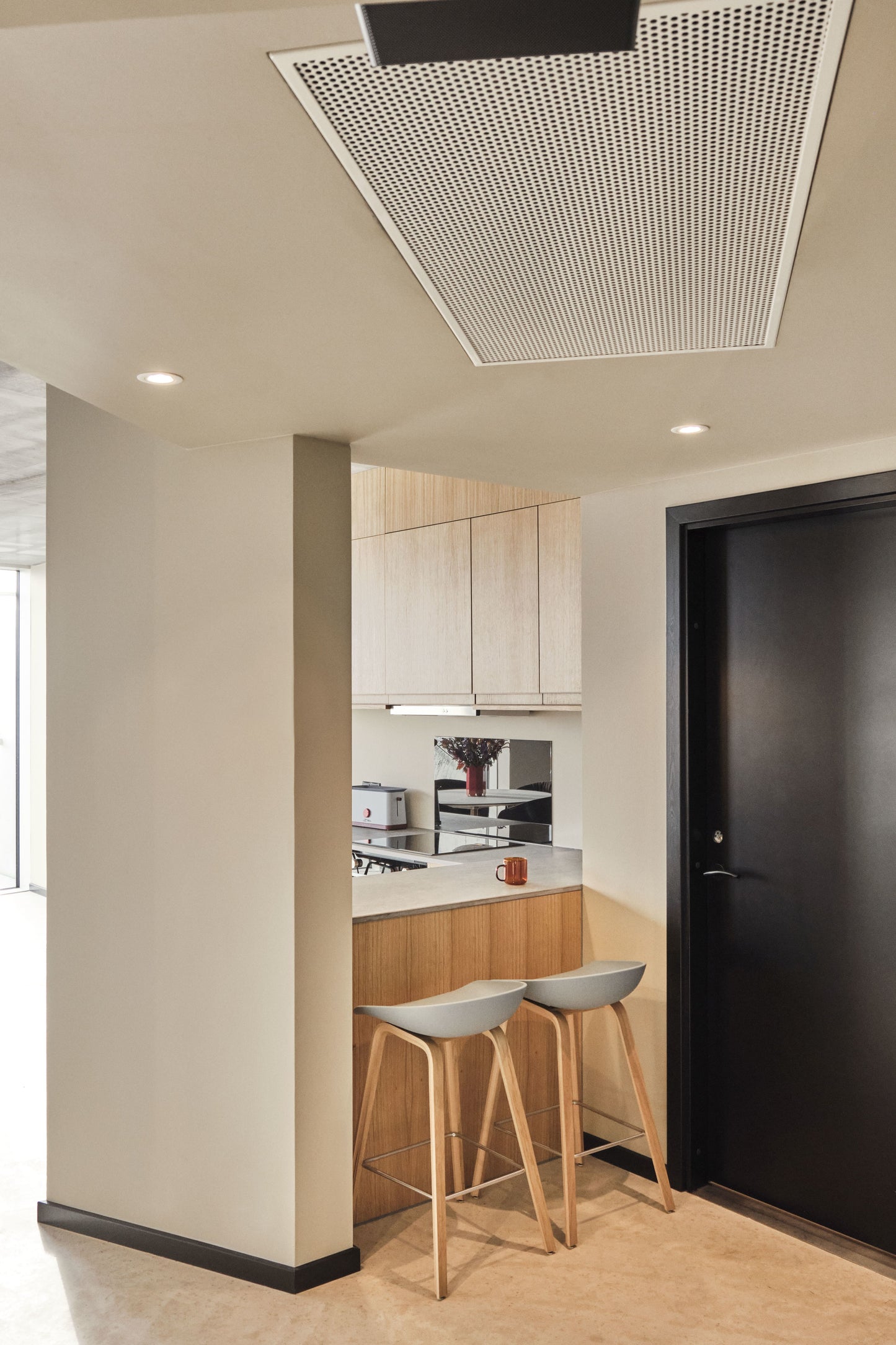 HAY About a Stool AAS 32 barkruk H65 gelakt eiken Dusty Blue 2.0