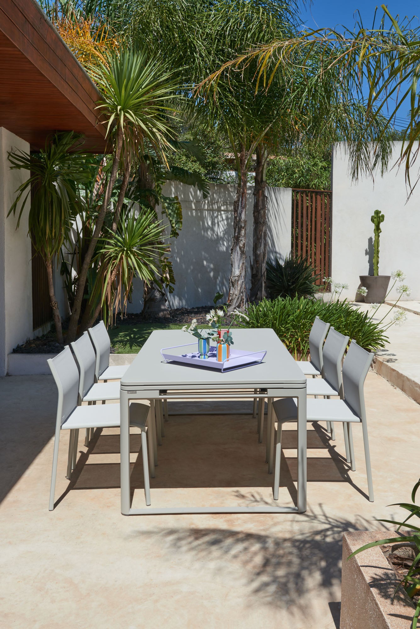 Fermob Cadiz tuinstoel met arm Anthracite