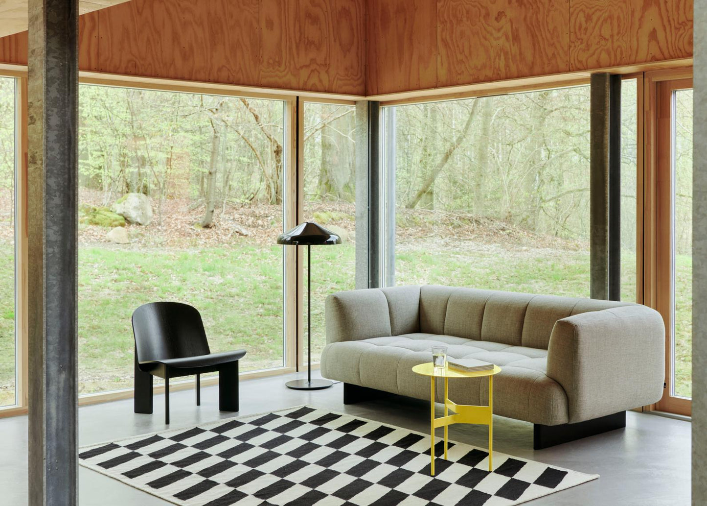 HAY Quilton Lift 2-zits bank eiken Steelcut Quartet 644