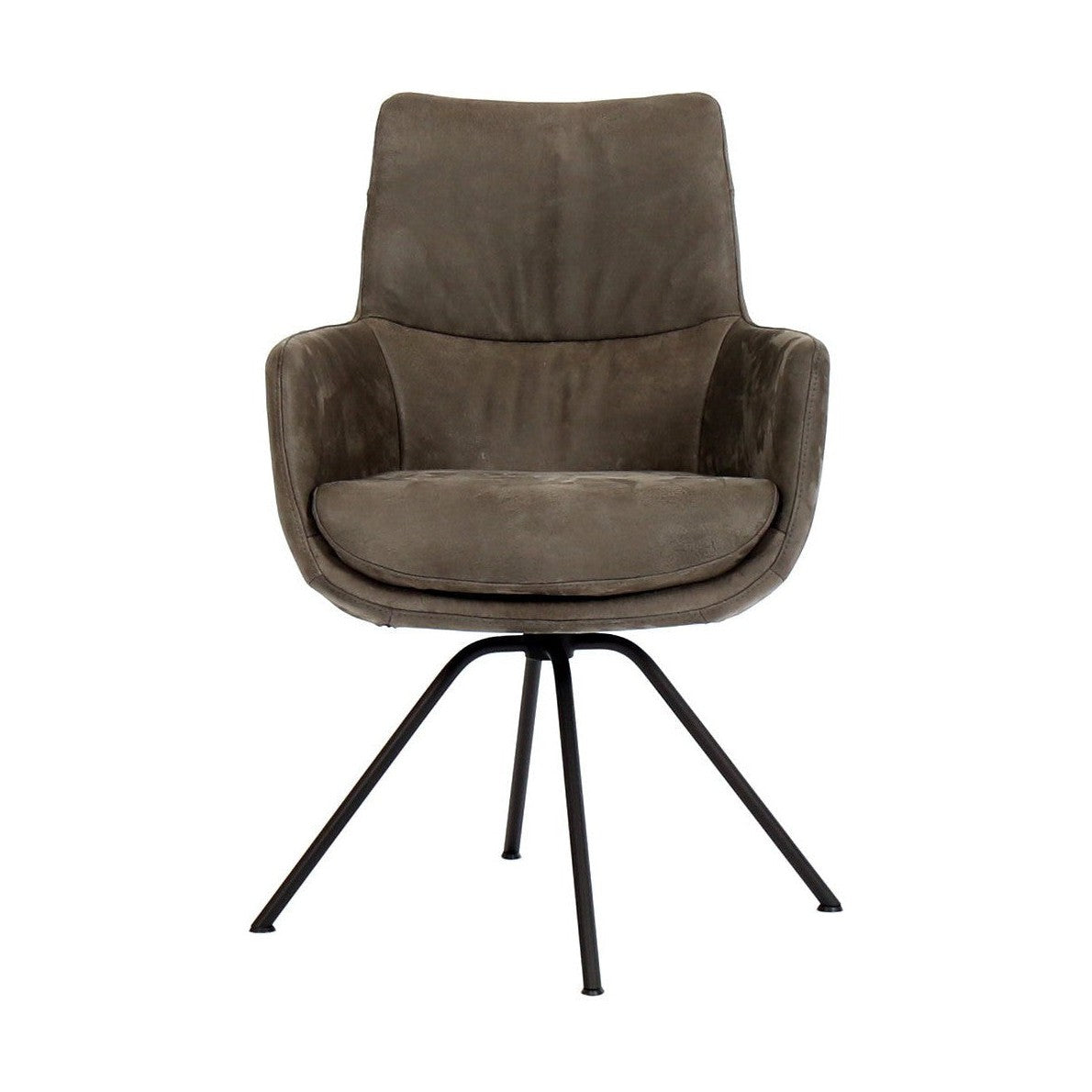 Gealux Seattle eetkamerstoel draaibaar leder Bruin