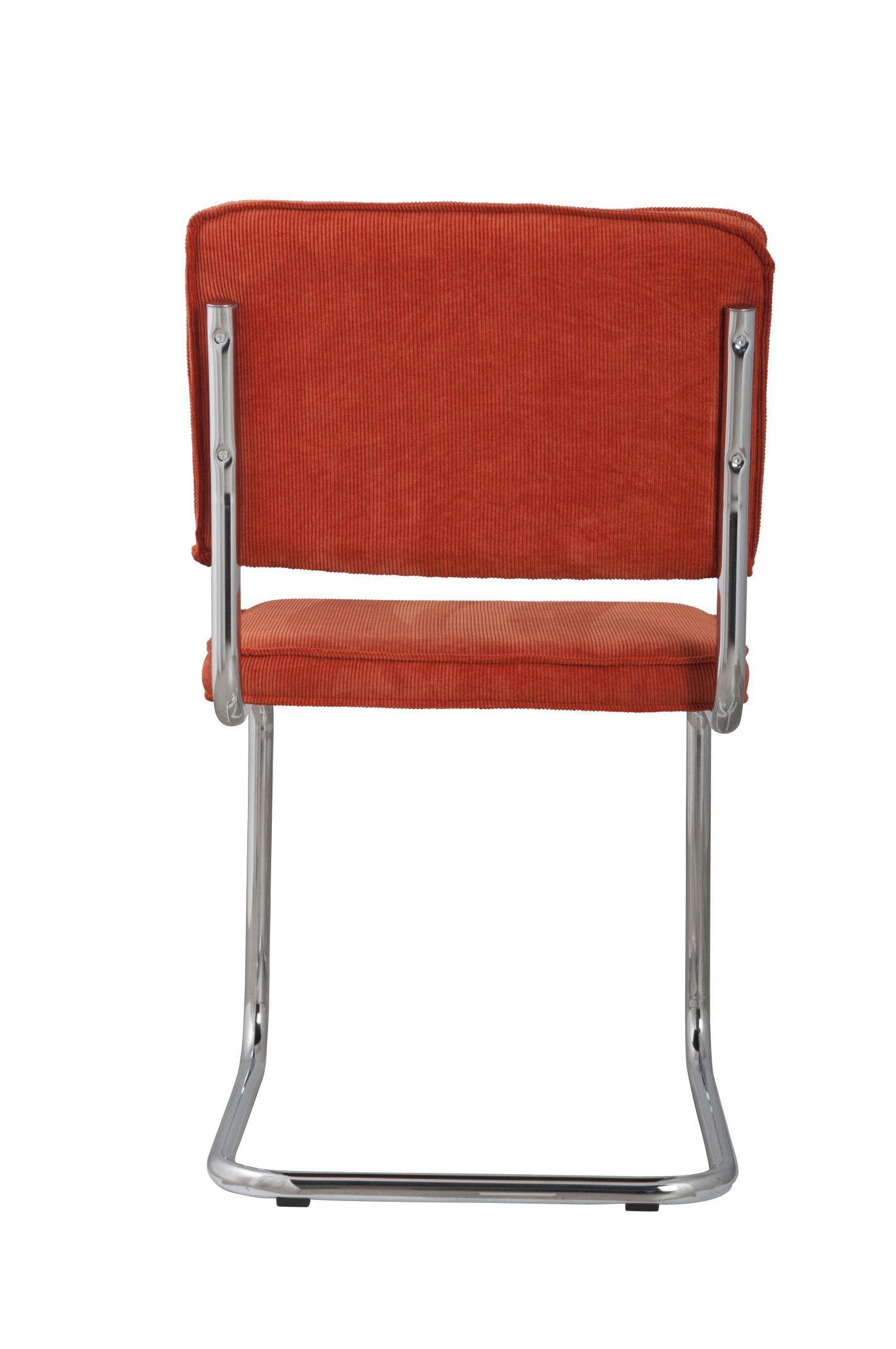 Zuiver Ridge Rib eetkamerstoel Orange