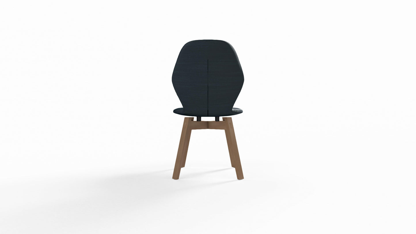 Mobitec Mood #91 M0110 eetkamerstoel velvet petrol