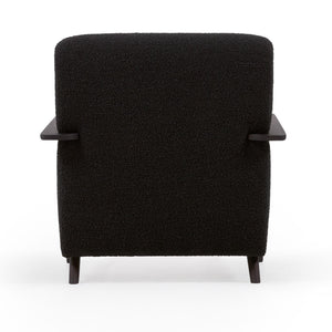 Kave Home Meghan fauteuil zwart fleece