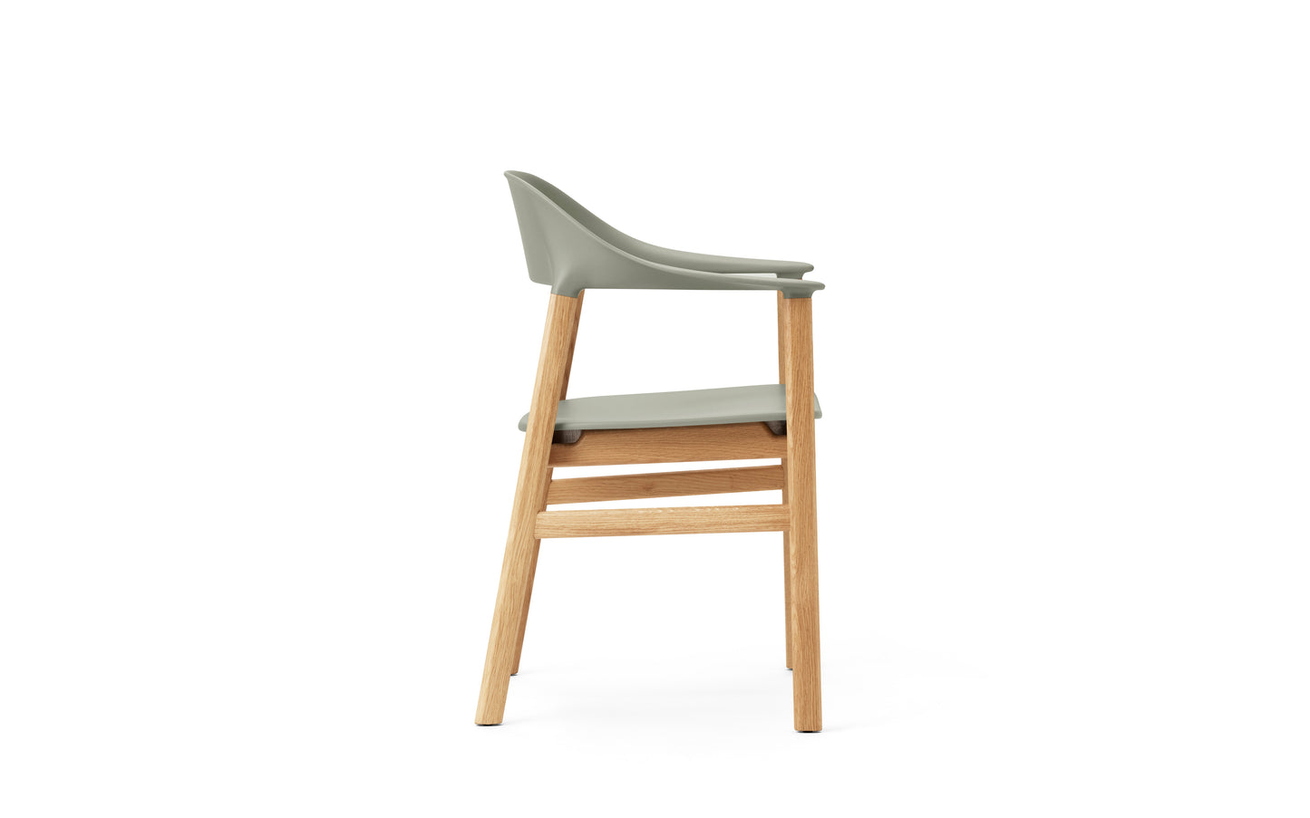 Normann Copenhagen Herit armstoel Green eiken