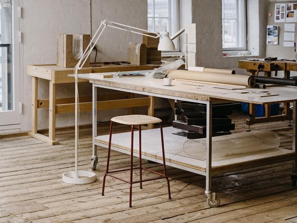 HAY Soft Edge 80 barkruk H75 oak waterbasis lak