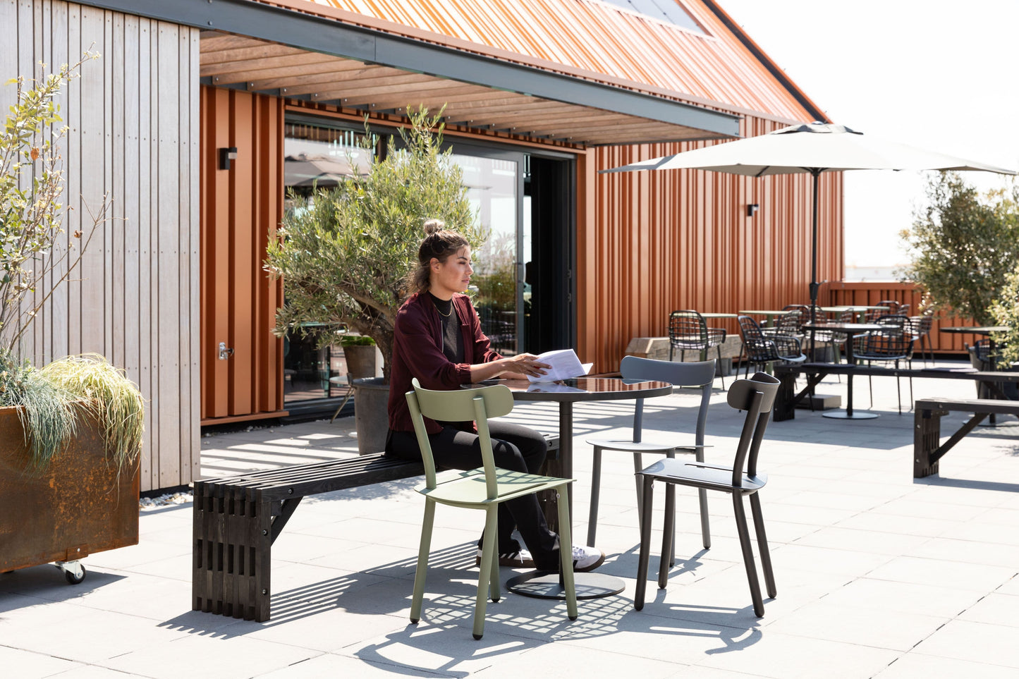 Zuiver Friday tuinstoel Black