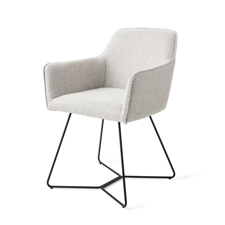 Jesper Home Hofu eetkamerstoel Checkers Charm beehive black