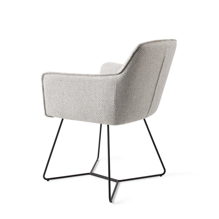 Jesper Home Hofu eetkamerstoel Checkers Charm beehive black