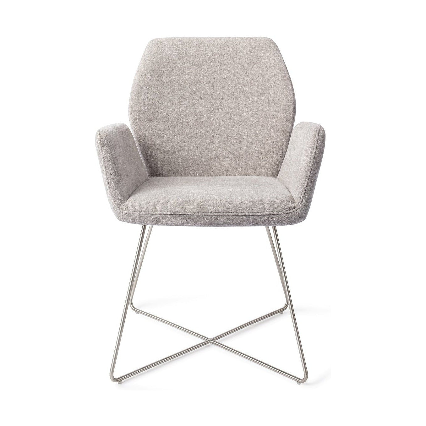 Jesper Home Misaki eetkamerstoel Pretty Plaster cross steel