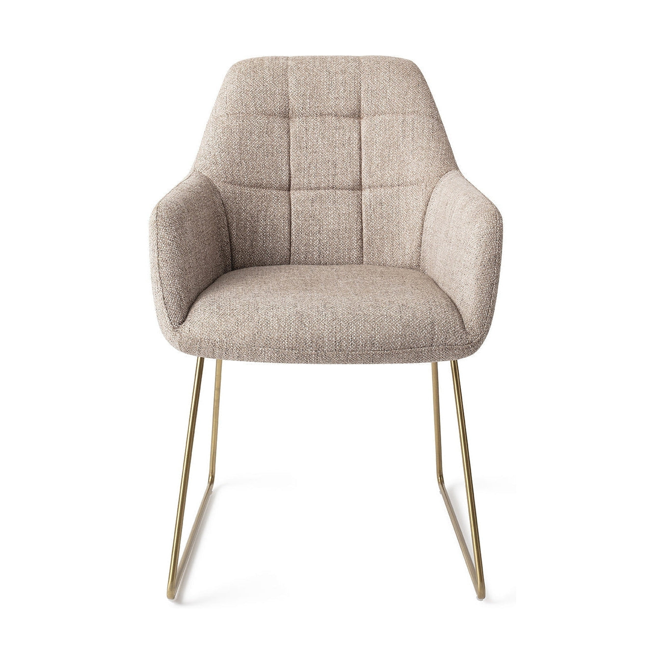 Jesper Home Noto eetkamerstoel Biscuit Beach slide gold