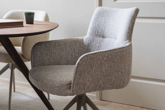 5x comfortabele eetkamerstoelen met armleuning