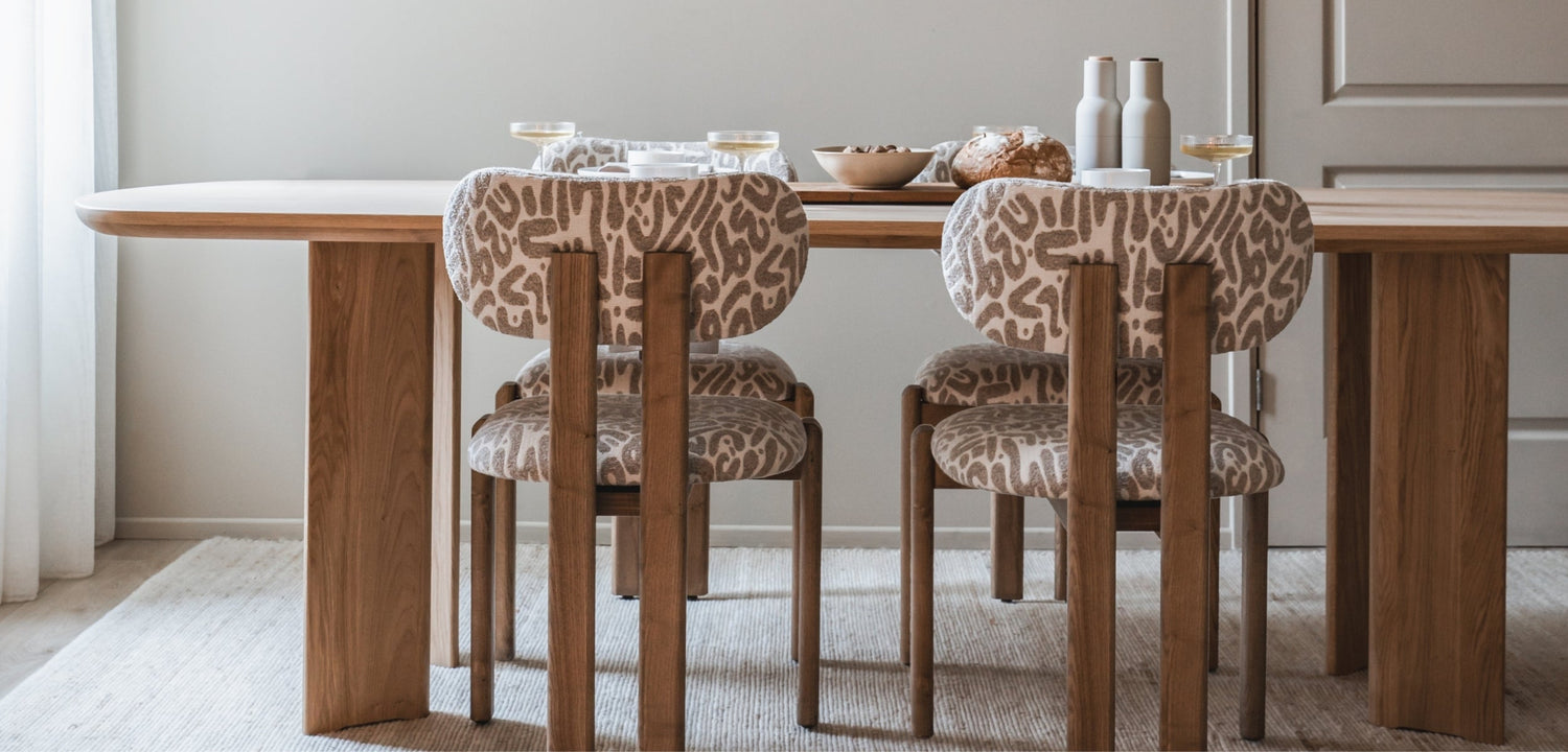 Eetkamerstoelen met print