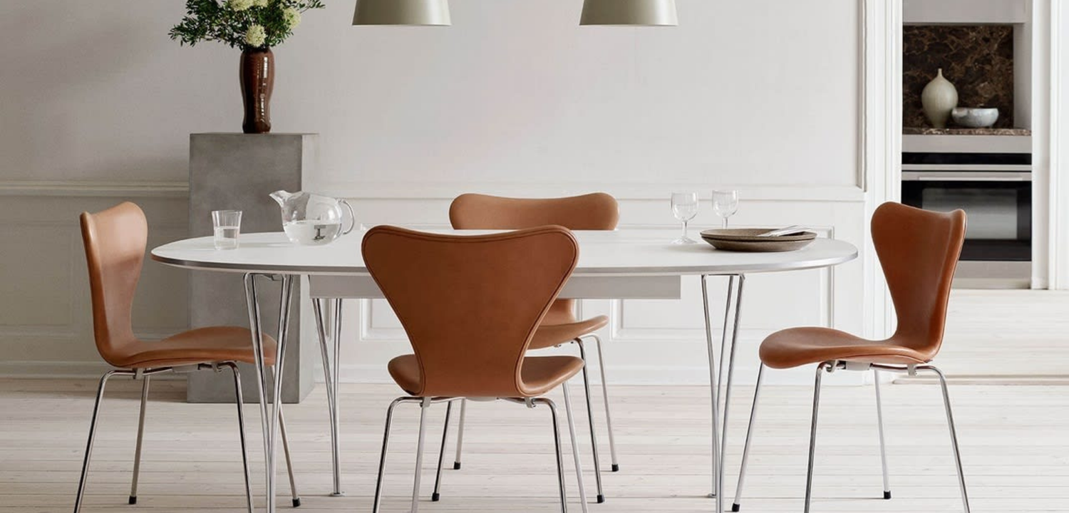 Leren eetkamerstoelen