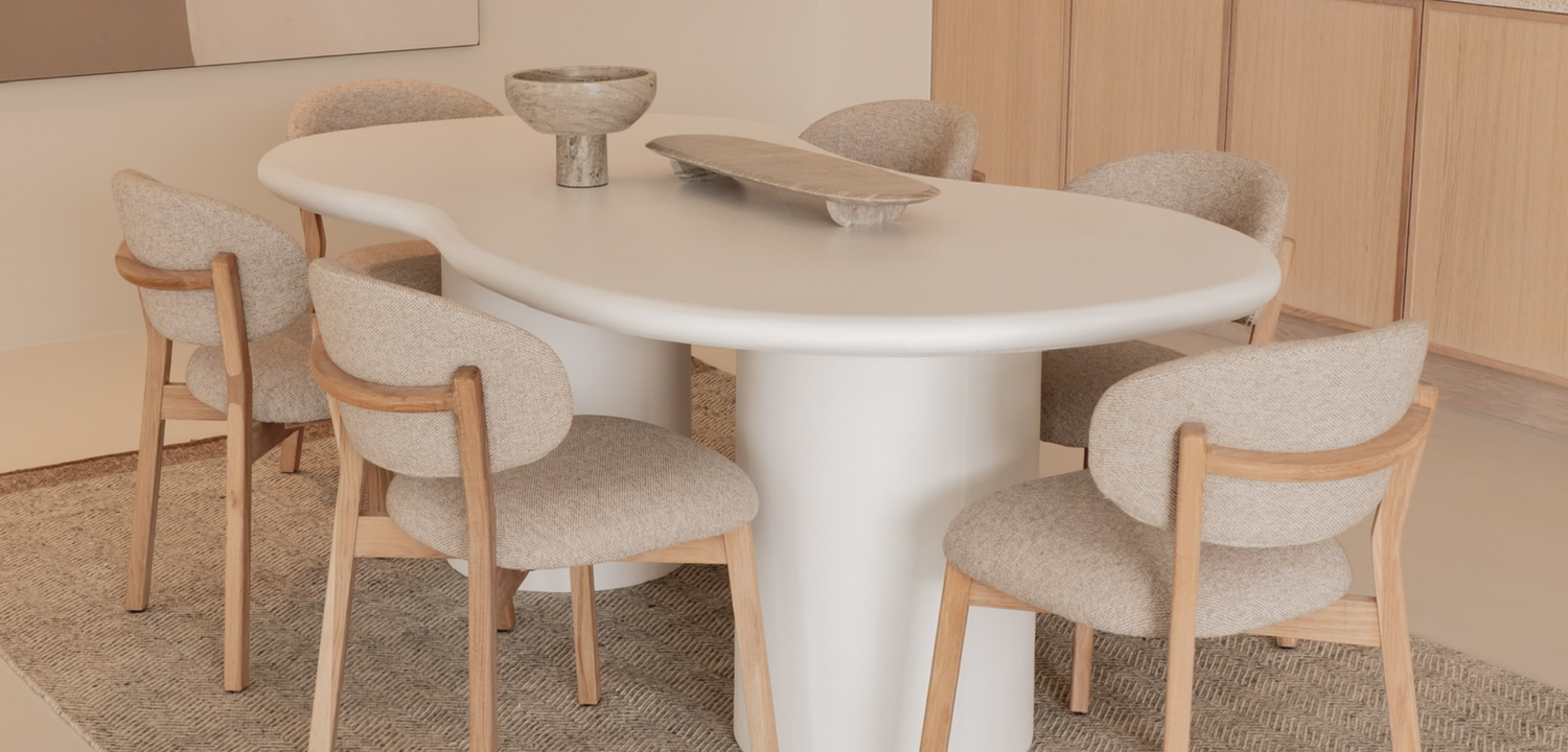 Taupe eetkamerstoelen