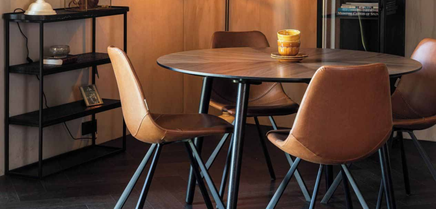 Kunstleren eetkamerstoelen