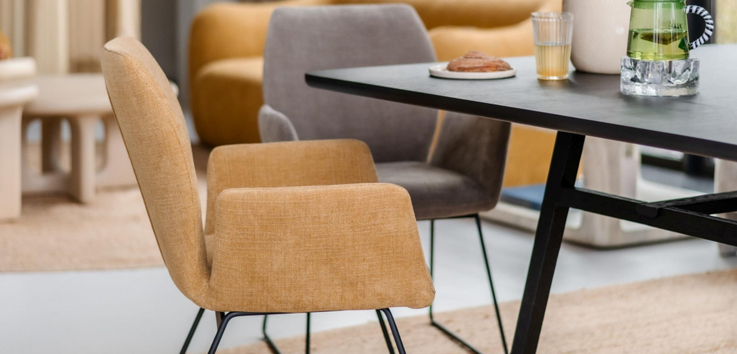 Gele eetkamerstoelen