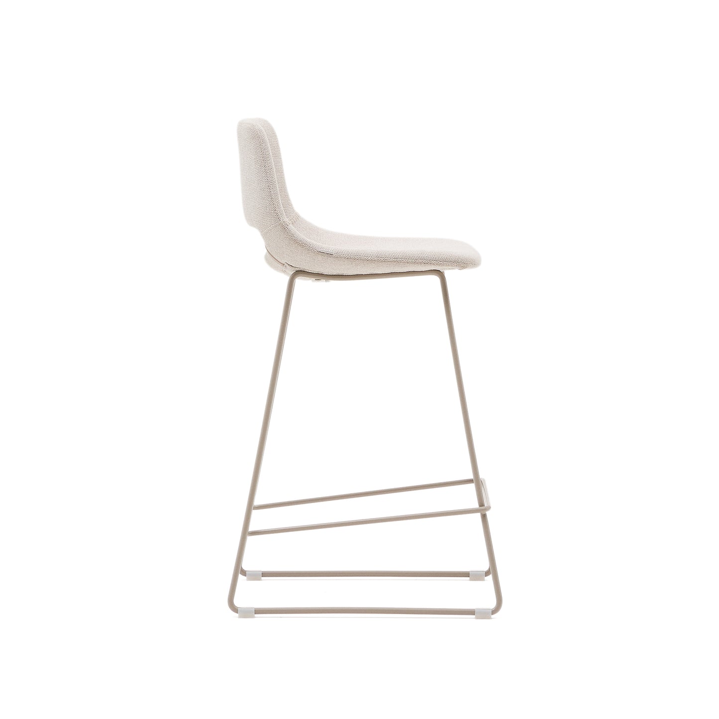 Kave Home Zahara barkruk H65 chenille Beige