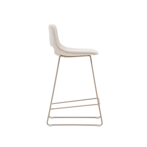 Kave Home Zahara barkruk H65 chenille Beige