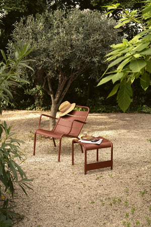 Fermob Luxembourg Low loungestoel met arm Beige Latte