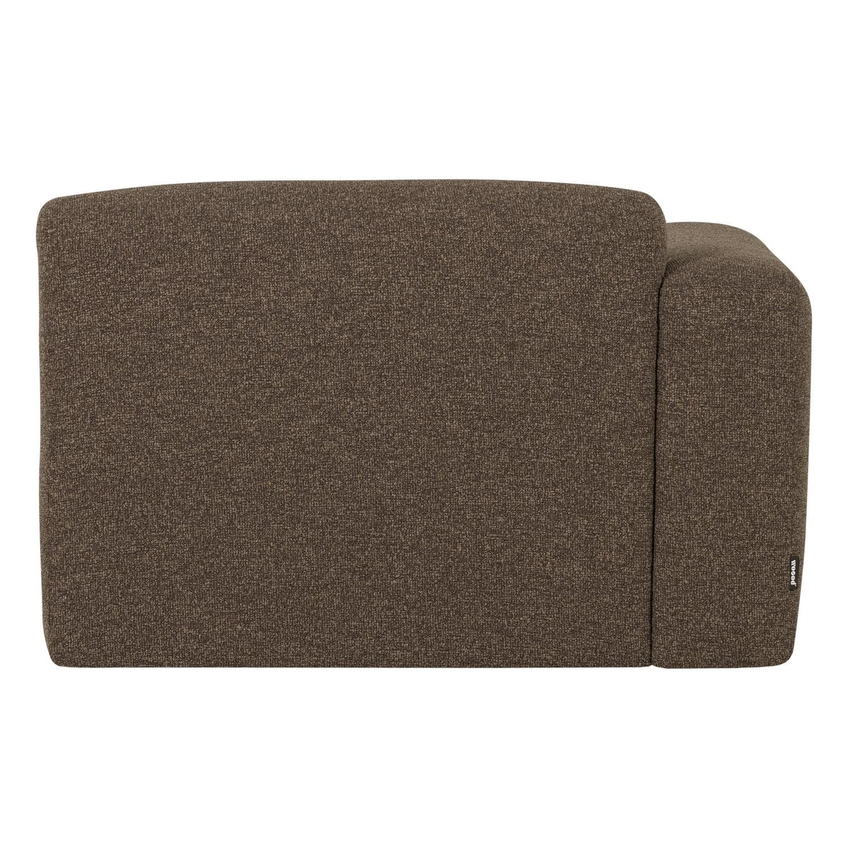 WOOOD Mojo Base chaise longue bank arm links bouclé Bruin