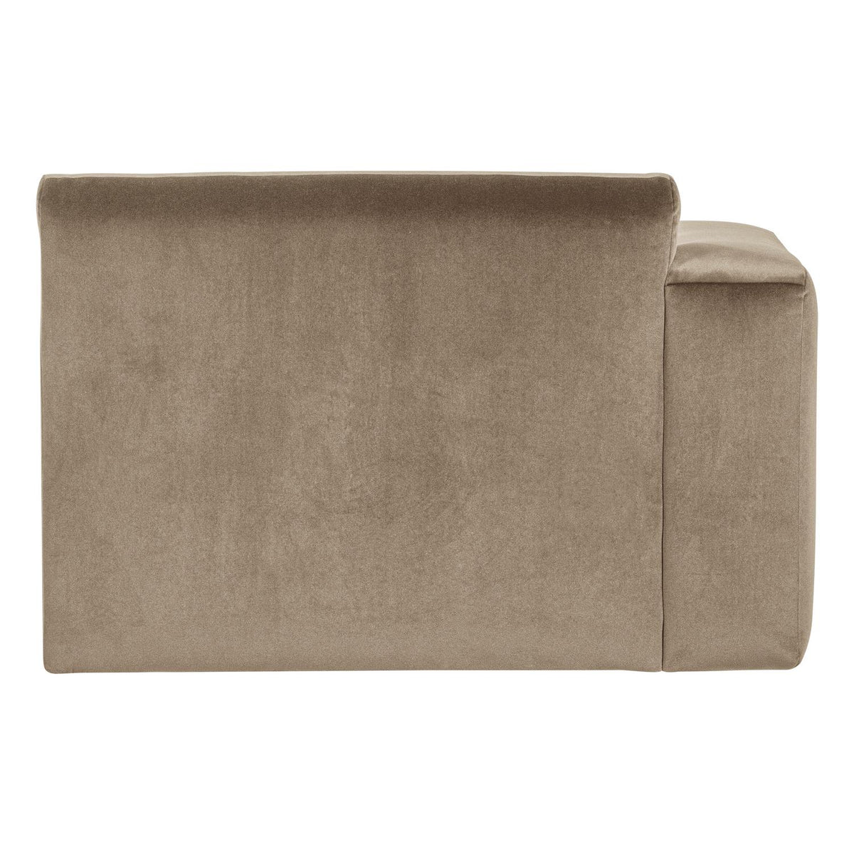WOOOD Mojo Base chaise longue bank arm links velvet Khaki