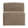 WOOOD Mojo Base eetkamerbank 84 cm met rugleuning velvet Khaki