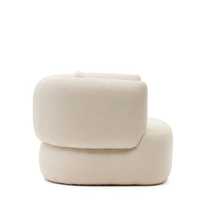 Kave Home Martina fauteuil Wit