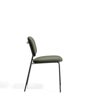 Kave Home Meli eetkamerstoel chenille Green