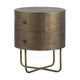 WOOOD Glossy nachtkastje Antique Brass