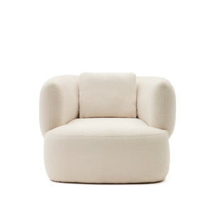 Kave Home Martina fauteuil Wit