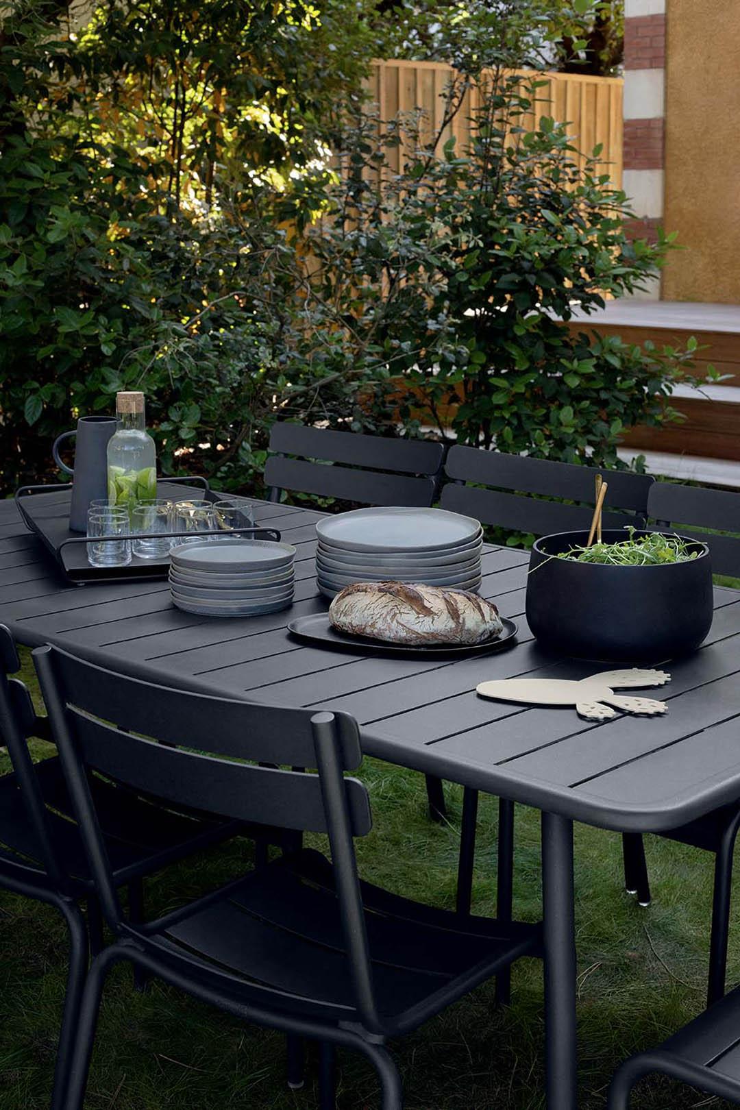 Fermob Luxembourg tuintafel L165 x B100 cm Liquorice