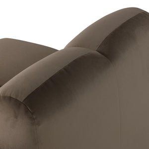 WOOOD Mojo 1-zits bank velvet Taupe