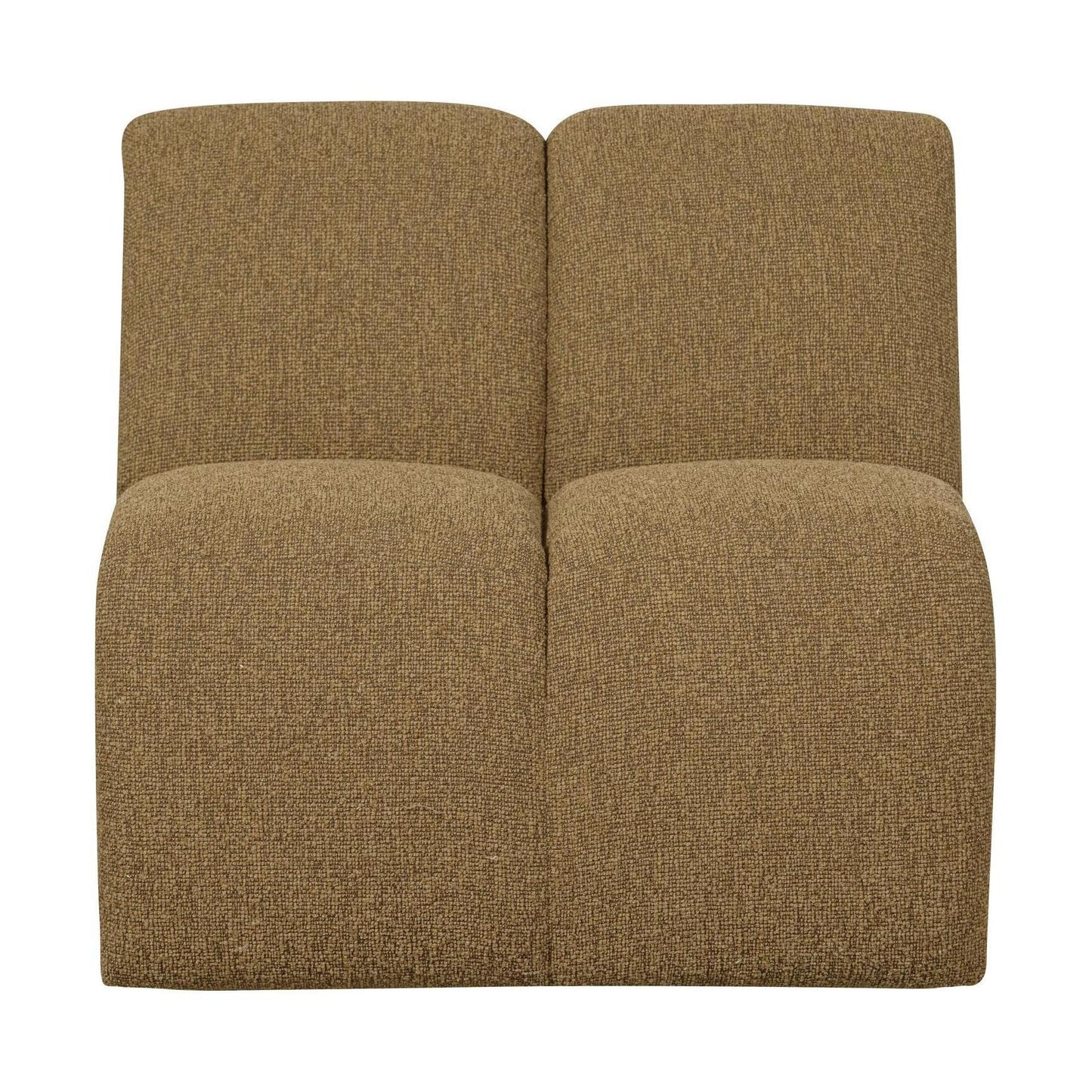 WOOOD Mojo 1-zits bank bouclé Geel/Bruin Melange