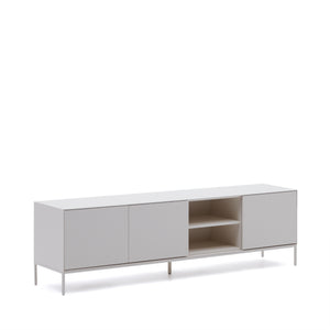 Kave Home Vedrana tv-meubel 3 deuren Wit
