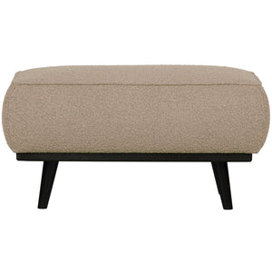 WOOOD Statement hocker Bouclé Beige