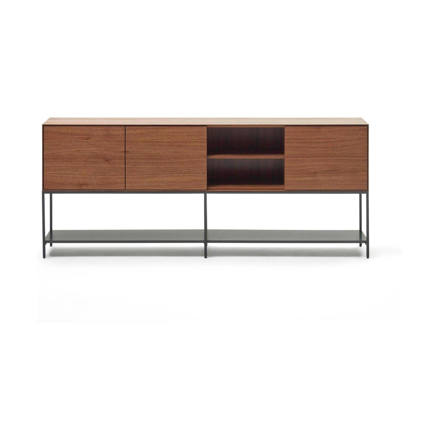 Kave Home Vedrana dressoir 3-deurs walnoot
