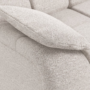 HKliving Wave bank left low arm Sneak Light Grey
