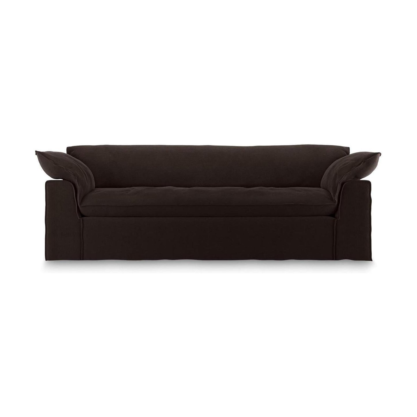 HKliving Nomad bank 244 cm Royal Velvet Espresso