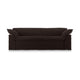 HKliving Nomad bank 244 cm Royal Velvet Espresso