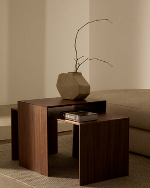 Kave Home Litto bijzettafel 90x45 cm Brown