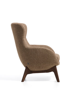 Kave Home Adiran fauteuil chenille Light brown
