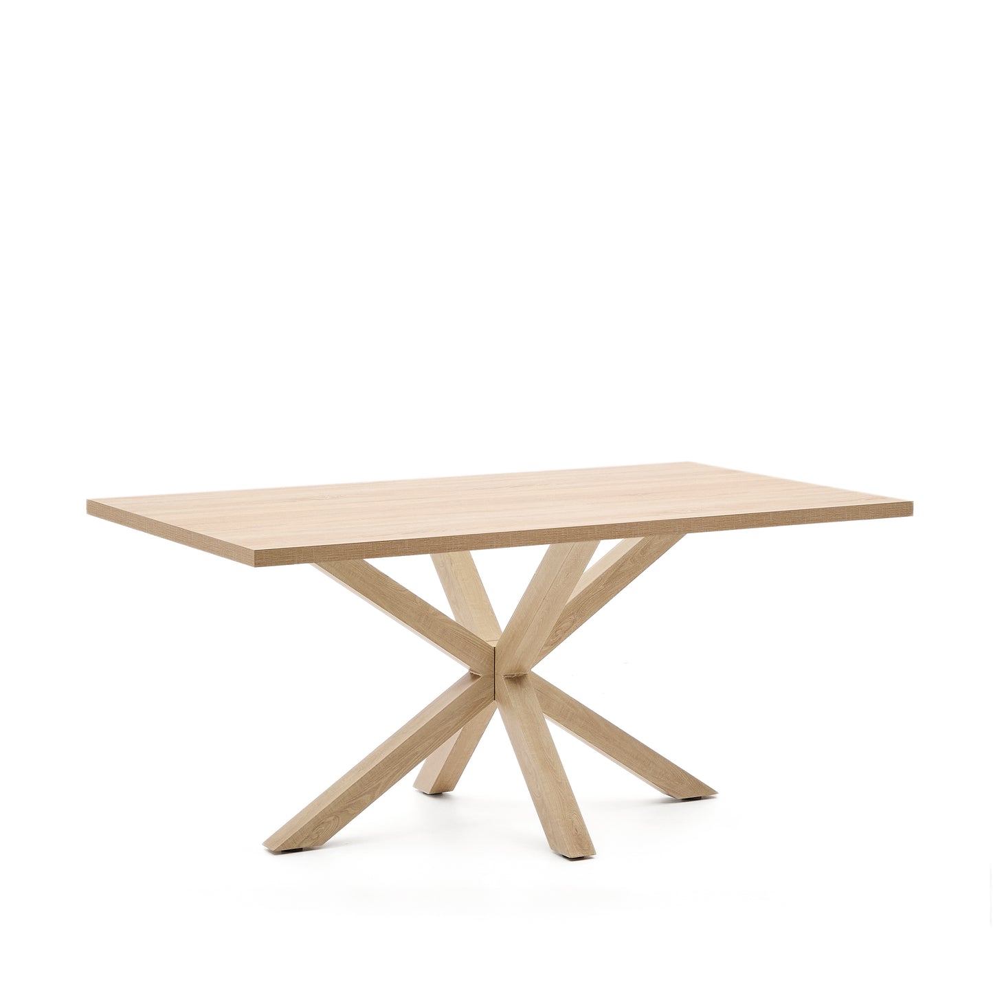 Kave Home Argo eettafel rechthoek 160x100 cm Natural/Natural