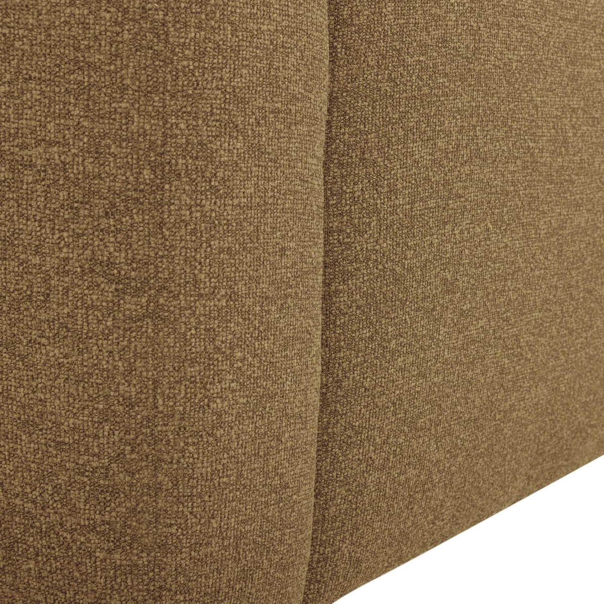 WOOOD Mojo Base 1-zits bank arm rechts bouclé Geel/Bruin