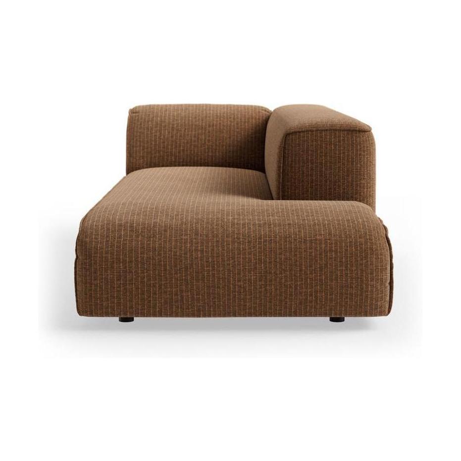 HKliving Flake bank right longchair Corduroy Velvet Aged Gold