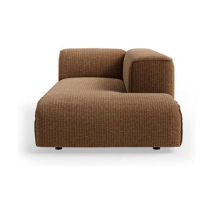 HKliving Flake bank right longchair Corduroy Velvet Aged Gold