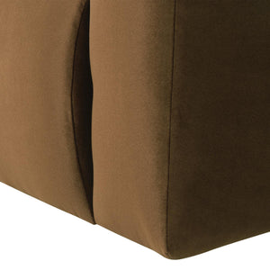 WOOOD Mojo Base 1-zits bank arm rechts velvet Honinggeel