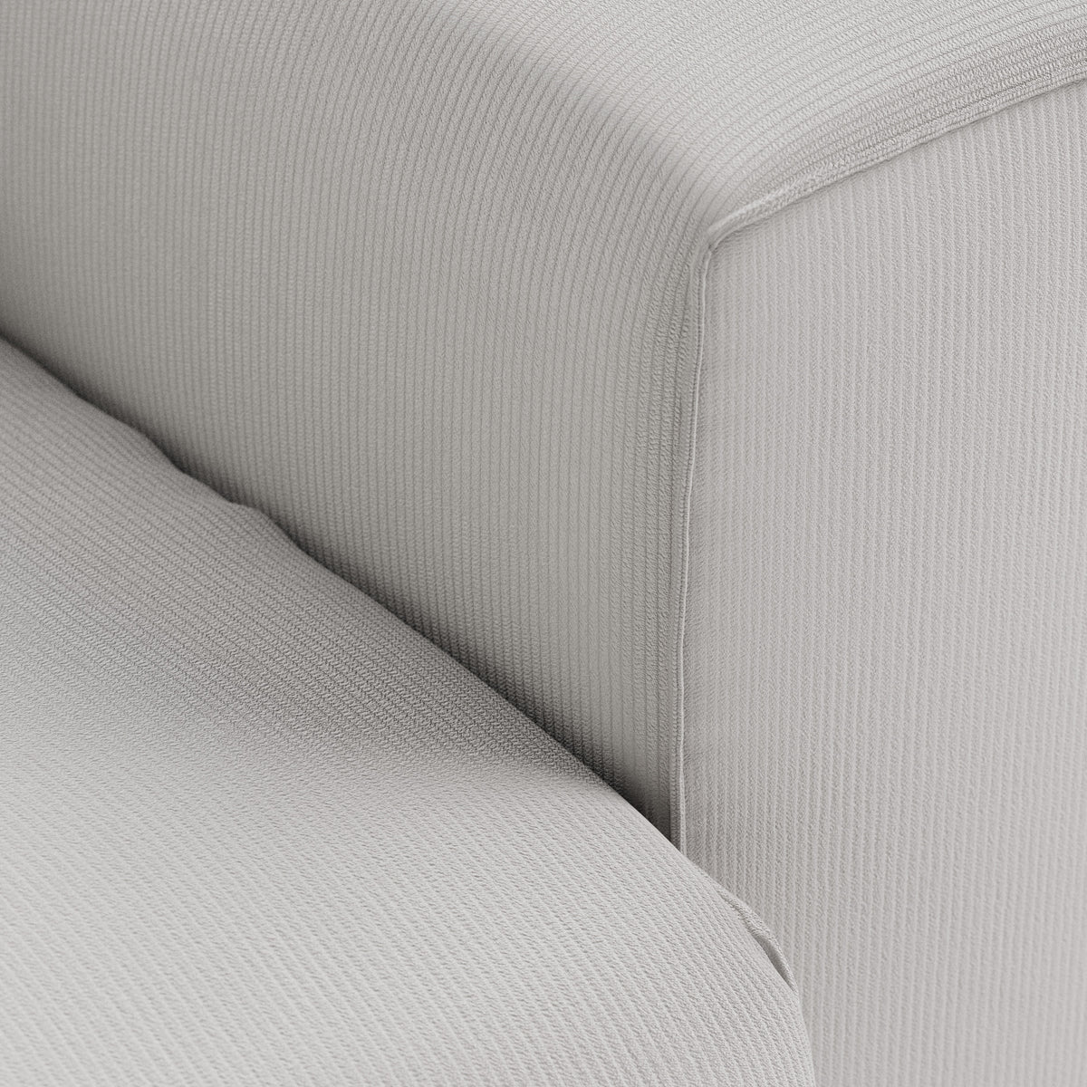 HKliving Flake bank right XL Corduroy Rib Cream