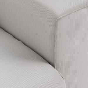 HKliving Flake bank right XL Corduroy Rib Cream